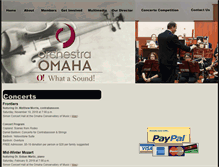 Tablet Screenshot of orchestraomaha.org